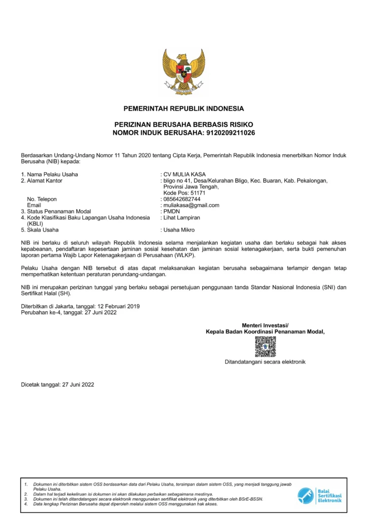 NIB RBA CV MULIAKASA TERBARU v1